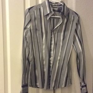 Blouse gray and black